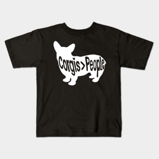 Corgis > People Kids T-Shirt